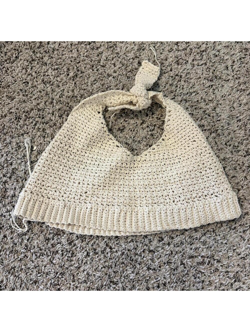 Bundle of 3 Crochet Knit Crop Tops – Aerie & Forever 21 – Size S - Picture 4 of 8